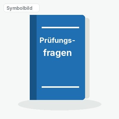Symbolbild: Übungsbuch mit Prüfungsfragen § 34a