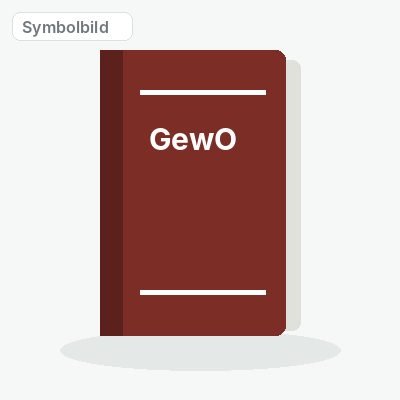 Symbolbild: Gewerbeordnung (GewO) – Textausgabe