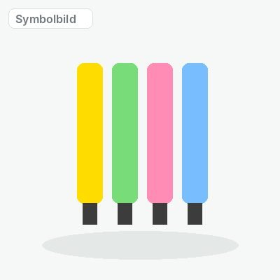 Symbolbild: Textmarker-Set in mehreren Farben